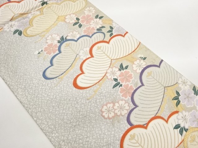 JAPANESE FUKURO OBI / WOVEN SAKURA