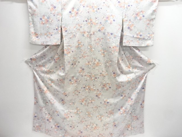 JAPANESE KIMONO / KOMON / FLORAL PLANTS