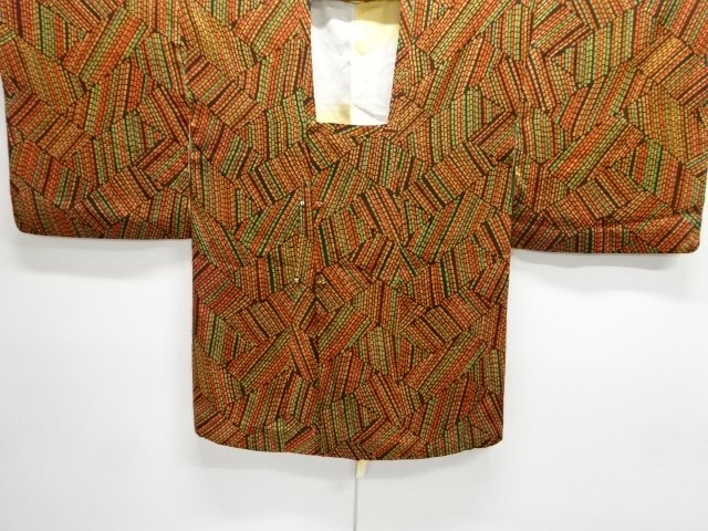 JAPANESE KIMONO / MICHIYUKI COAT / ABSTRACT PATTERN 