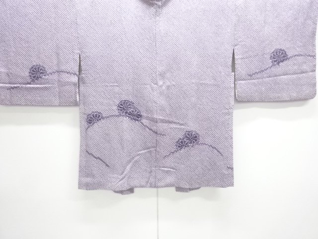 JAPANESE KIMONO / HAORI COAT / ALL SHIBORI / FLOWER 