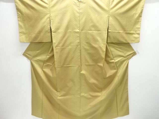 斜め縞模様織り出し本場大島紬着物(7マルキ)