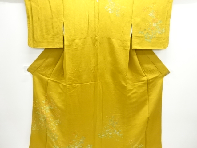 JAPANESE KIMONO / HOMONGI / CHIRIMEN / KIKU