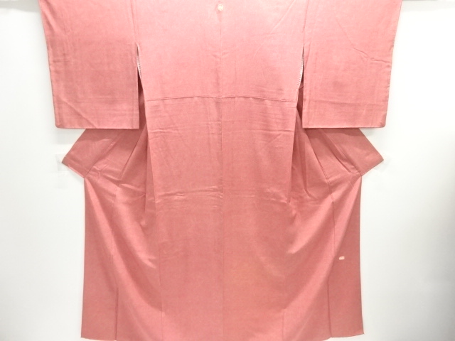 作家物　一つ紋極鮫小紋着物