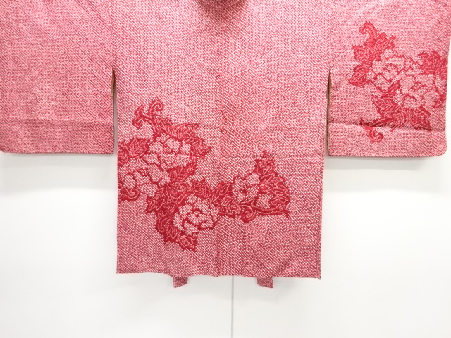 JAPANESE HAORI / ALL SHIBORI / PEONY