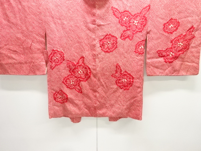 アンティーク　本総絞り花模様絵羽織