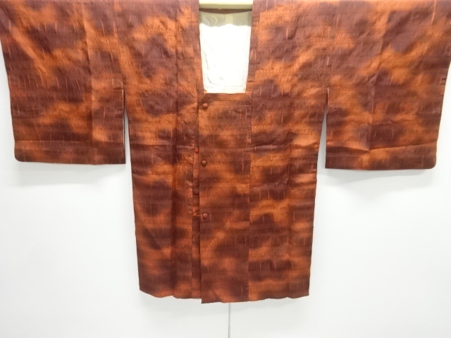 ふくれ織暈し柄道行コート