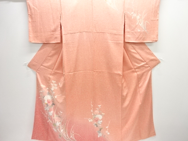JAPANESE KIMONO / HOMONGI / YUZEN / KIKU & UME