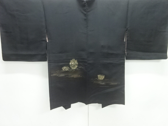 JAPANESE HAORI / URUSHI / WOVEN TEA UTENSILS PATTERN