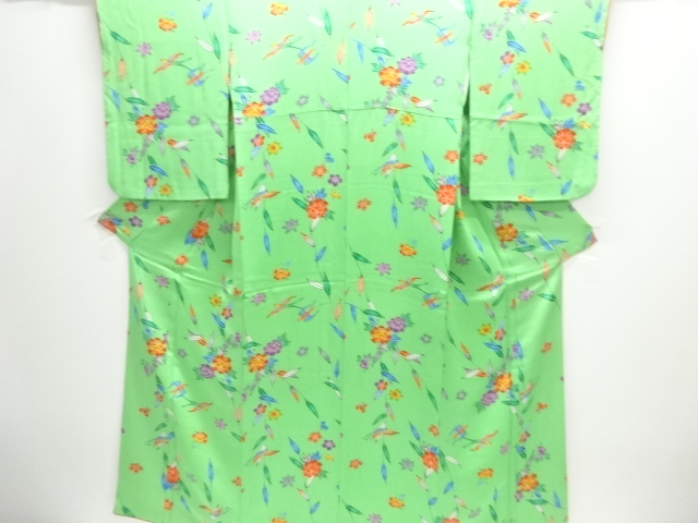 JAPANESE KIMONO / KOMON / FLOWER