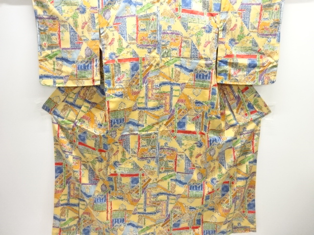 JAPANESE KIMONO / KOMON / UNUSED / HEARTH