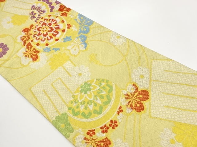 JAPANESE FUKURO OBI / WOVEN SAKURA