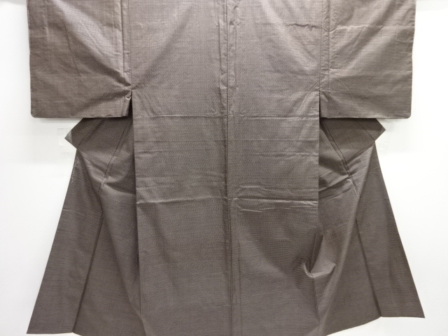 本場泥大島紬100亀甲男物着物（キングサイズ）