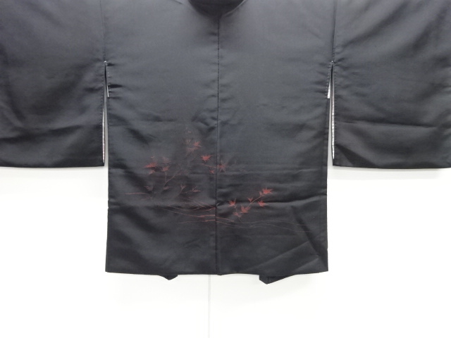 JAPANESE HAORI COAT / URUSHI / WOVEN FLOWER 