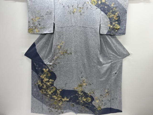JAPANESE KIMONO / HOMONGI / SILK / KIKU & HAGI