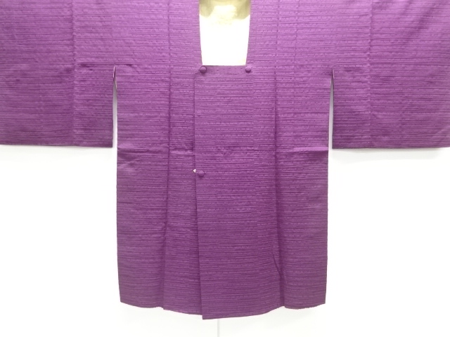 JAPANESE MICHIYUKI COAT / MATELASSE / WOVEN STRIPE