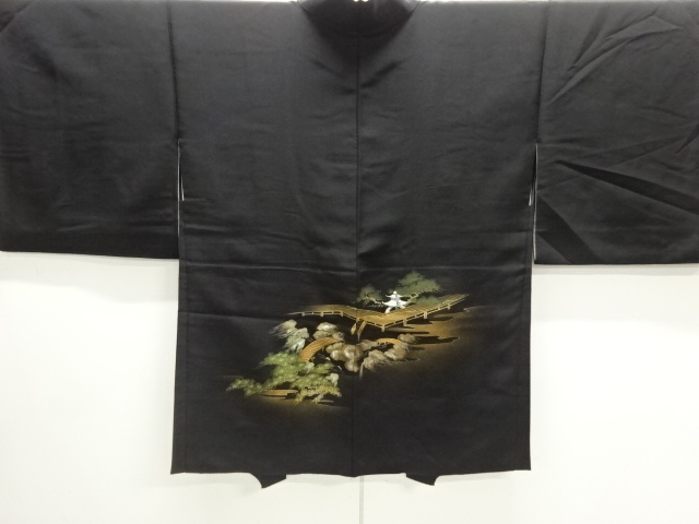 JAPANESE KIMONO / HAORI / SILK / SCENERY