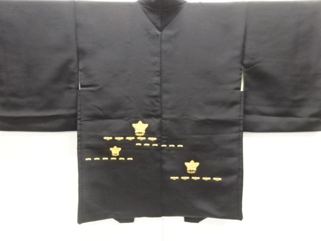 草花模様刺繍絵羽織