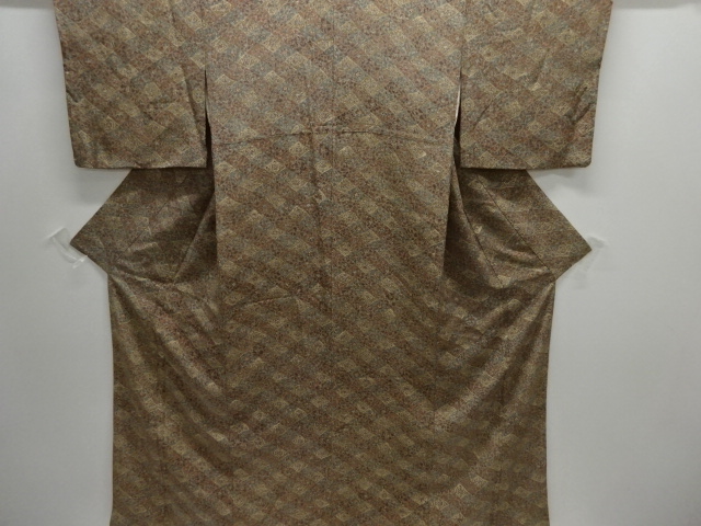 花更紗模様小紋着物