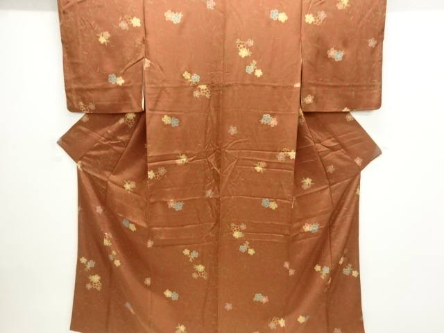 枝垂れ桜模様小紋着物