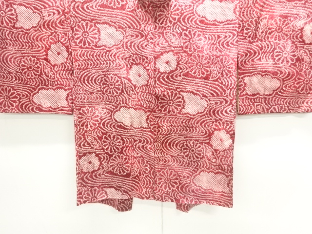 JAPANESE KIMONO / ANTIQUE HAORI / SILK / ALL SHIBORI / 