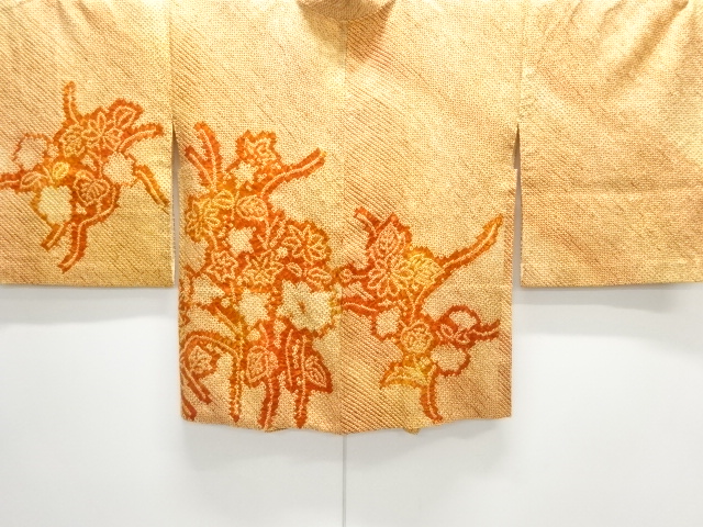 本総絞り草花模様絵羽織