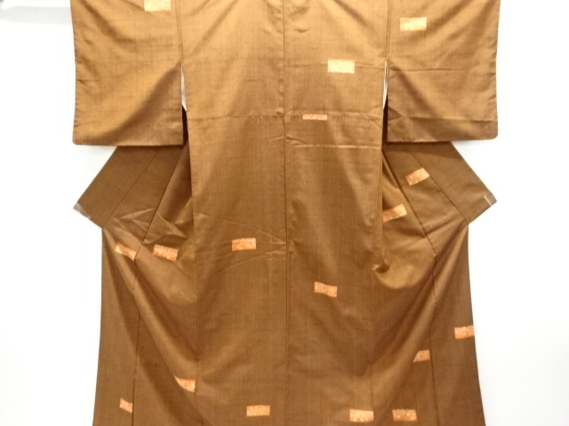 JAPANESE KIMONO / TSUMUGI / FLOWER & SHIKISHI PATTERN