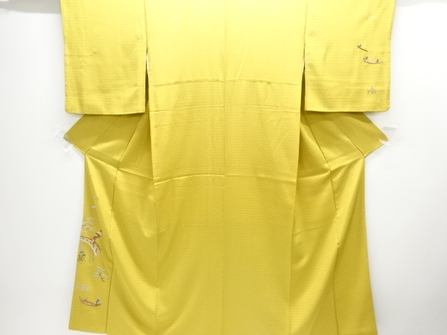 JAPANESE KIMONO / HOMONGI / EMBROIDERY / PEOPLE IN THE PAST