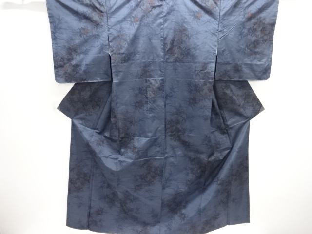 JAPANESE KIMONO / NISHIJIN DENSHO TSUMUGI / UNUSED / WOVEN FLORAL PLANTS