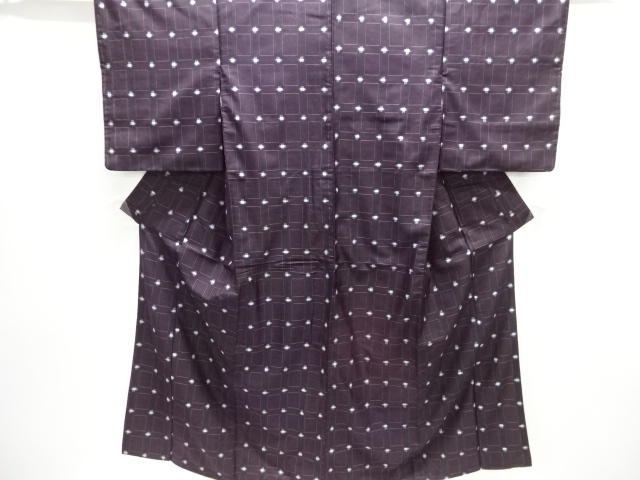 JAPANESE KIMONO / ANTIQUE KIMONO / MEISEN / WOVEN SQUARE
