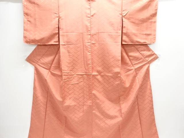 JAPANESE KIMONO / IROMUJI / WOVEN HIGAKI PATTERN