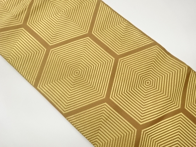 JAPANESE KIMONO / ORIGIDASHI NAGOYA OBI / TORTOISESHELL PATTERN