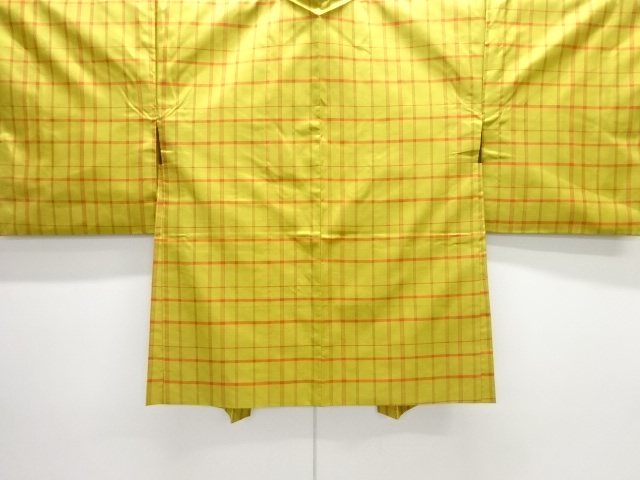 JAPANESE HAORI / YONEZAWA TSUMUGI / WOVEN GRID