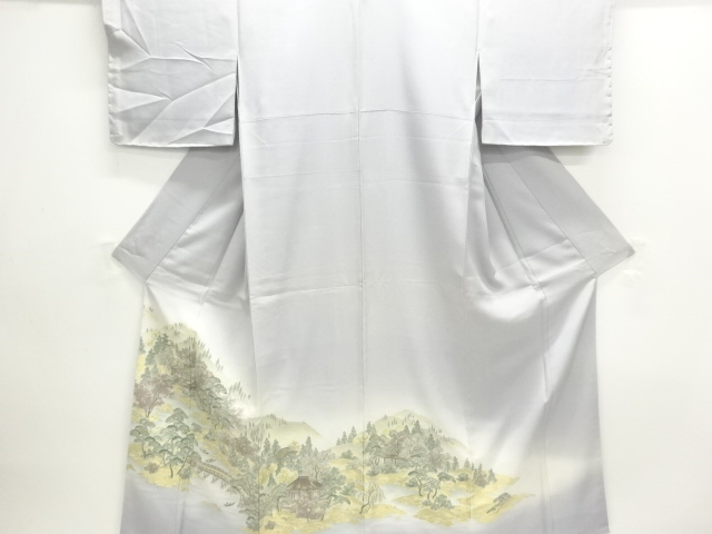 JAPANESE KIMONO / IRO-TOMESODE / JUKO-ORI / WOVEN SCENERY OF KYOTO