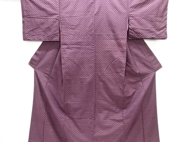 JAPANESE KIMONO / ANTIQUE KIMONO / SILK / TSUMUGI / WOVEN IGETA KASURI