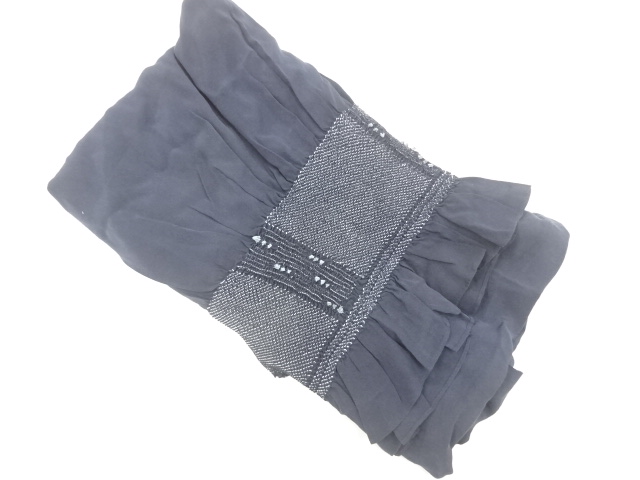 JAPANESE HEKO OBI / FOR MEN / SHIBORI / STRIPE