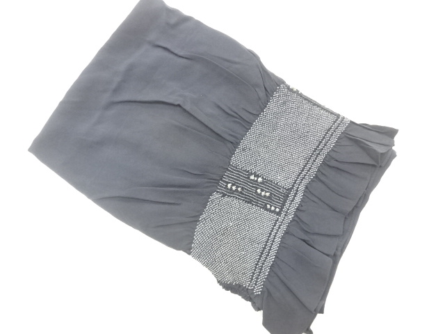JAPANESE HEKO OBI / FOR MEN / SHIBORI / ABSTRACT STRIPE