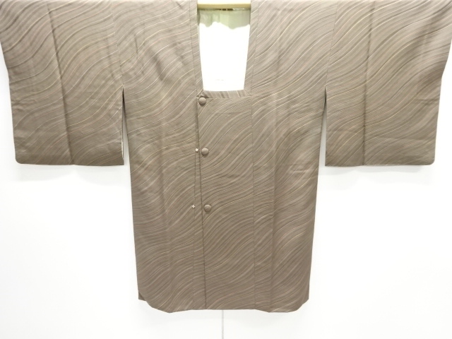 JAPANESE MICHIYUKI COAT / WAVY DIAGONAL STRIPE