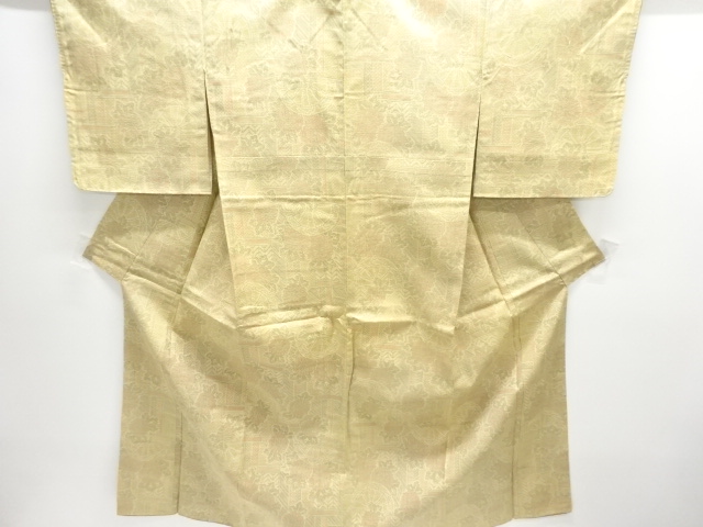 JAPANESE KIMONO / OMESHI / NISHIJIN-ORI / WOVEN KIKU