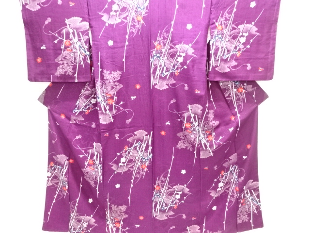Taisho Romantic Kimono with Plum Branch Design