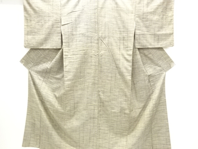 JAPANESE KIMONO / TSUMUGI / WOVEN GRID