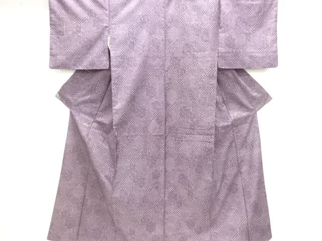 JAPANESE KIMONO / ANTIQUE KIMONO / SILK / OSHIMA TSUMUGI / KIKKO