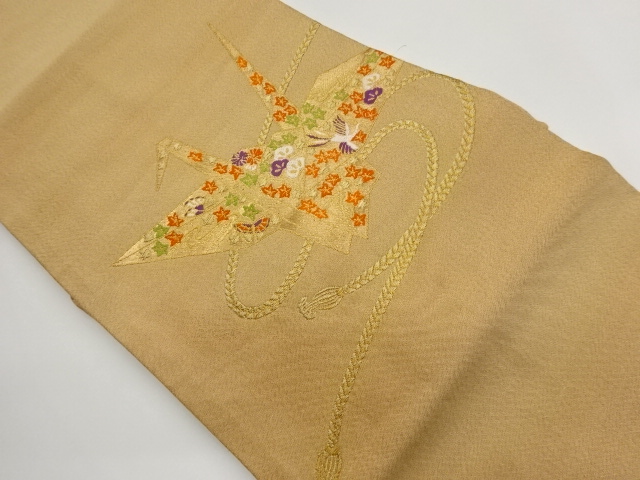 SALE!! 折鶴模様織出し名古屋帯