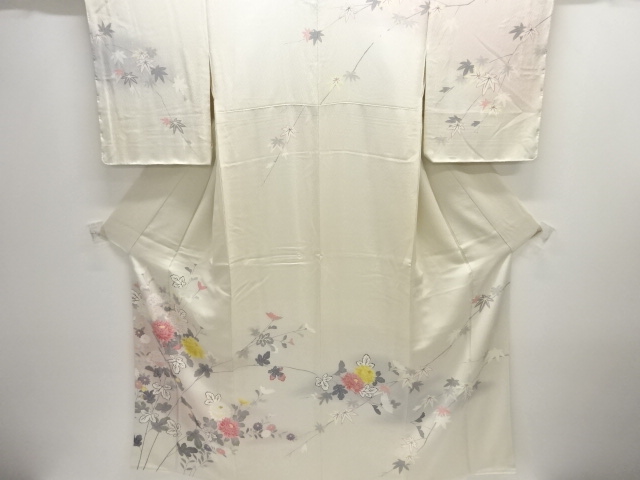 手描き友禅菊楓模様訪問着