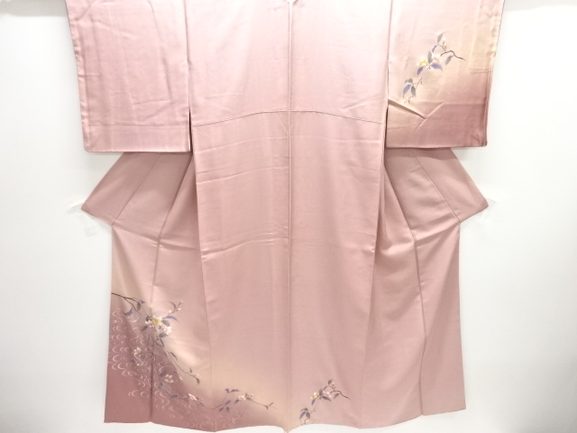 JAPANESE KIMONO / HOMONGI / BRANCH FLOWER