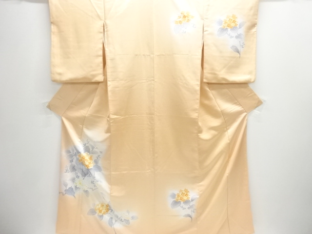 JAPANESE KIMONO / HOMONGI / HYDRANGEA 