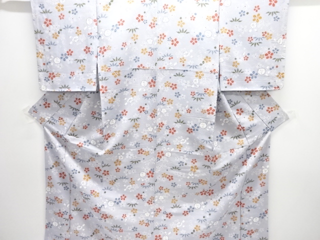 JAPANESE KIMONO / KOMON / UNUSED / FLOWER