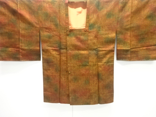 JAPANESE KIMONO / UNUSED MICHIYUKI COAT / WOVEN SARASA 