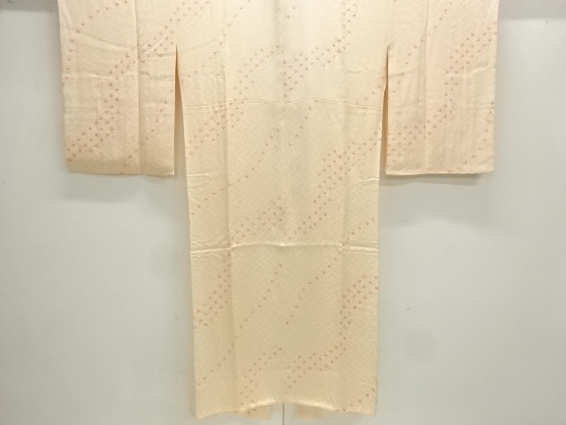 JAPANESE KIMONO / SHIBORI DIAGONAL STRIPE PATTERN JUBAN (WITH EMBROIDE