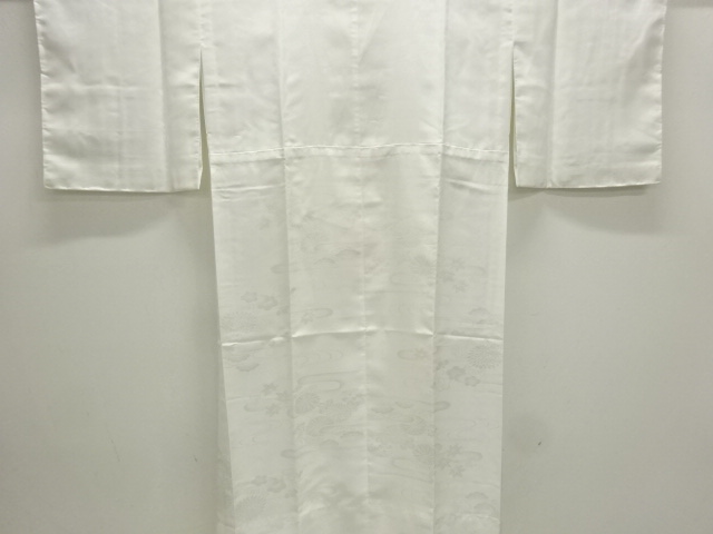 JAPANESE KIMONO / FLOWER PATTERN WOVEN RUNNING WATER HITOEJUBAN