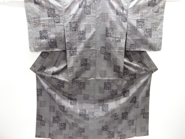 JAPANESE KIMONO / UNUSED / NISHIJIN DENSHO TSUMUGI / WOVE FLOWER